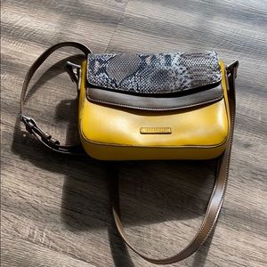 vera bradly faux leather crossbody